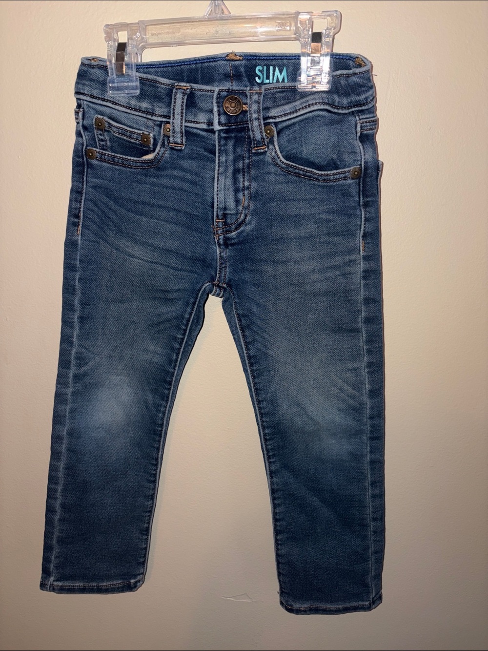 Crewcuts Slim Boys' Indigo Blue Jeans
